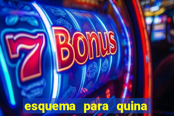 esquema para quina com 20 dezenas